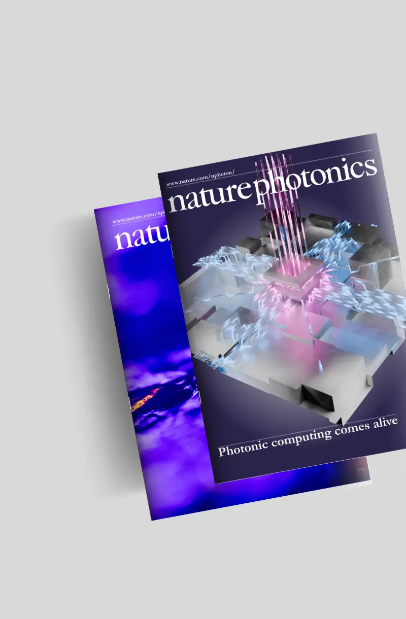 nature photonics journal scientific illustration